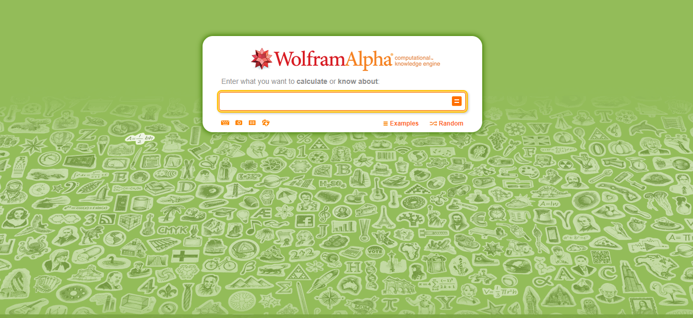 Wolfram Alpha Sketches Home Page
